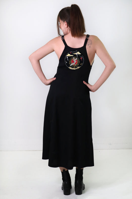 Perfect Pinafore Dress - 'Light up the Night' Embroidery